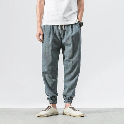 Pantaloni "Confort Japan" in Lino