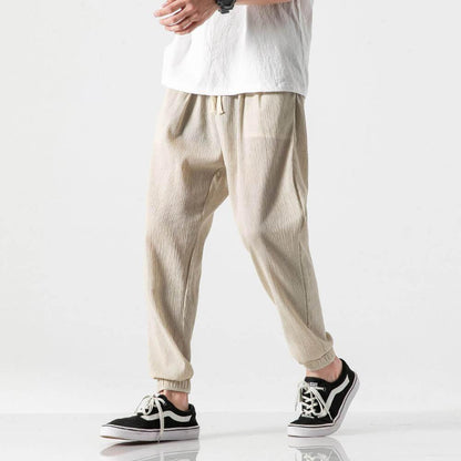 Pantaloni "Confort Japan" in Lino
